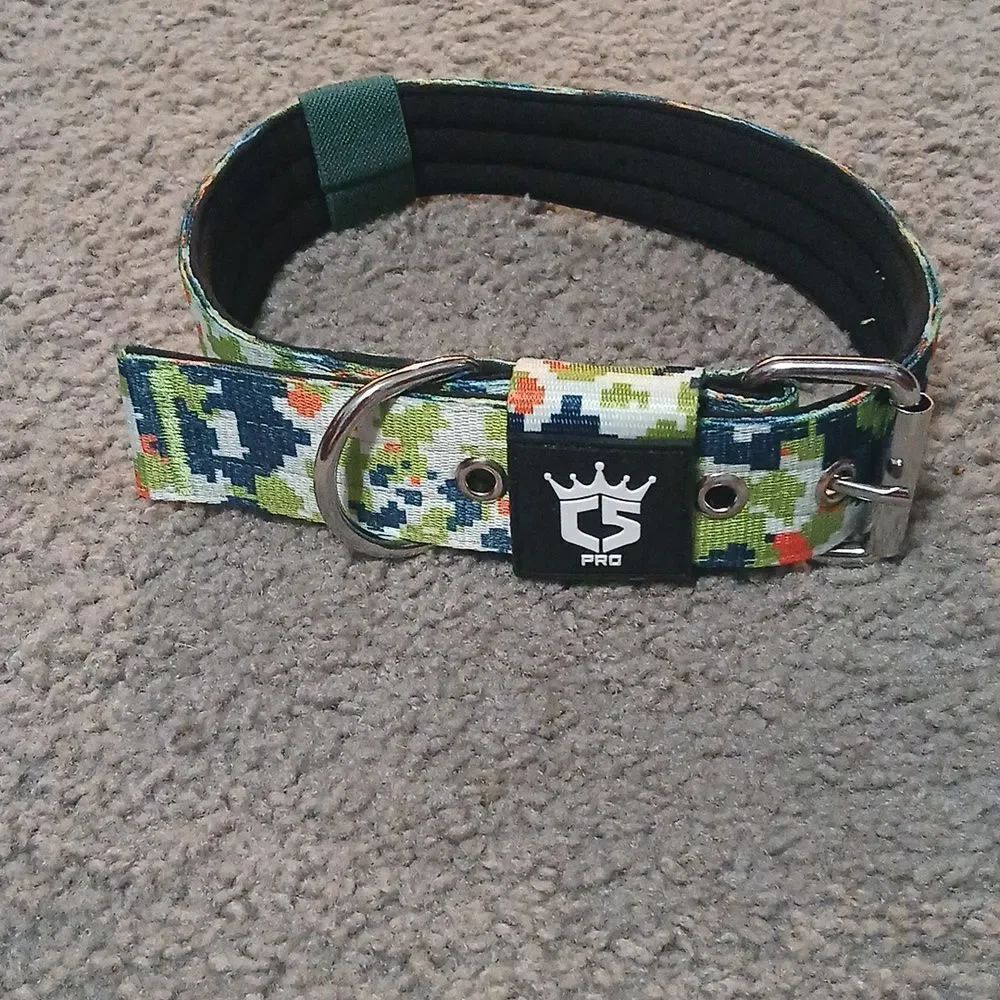Tactical Dog Collar 1.5 inch Wide Dog Collar Military Grade Strong Dog Collar L